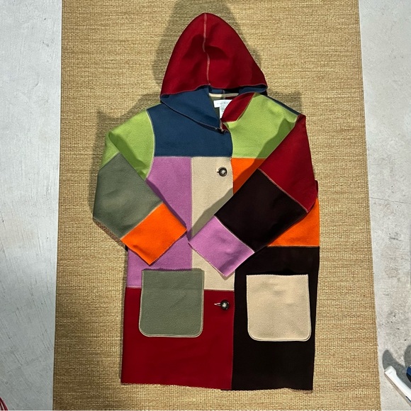 Susan Bristol Jackets & Blazers - Susan Bristol Color Block Patchwork Coat Vintage Size Small Great Condition